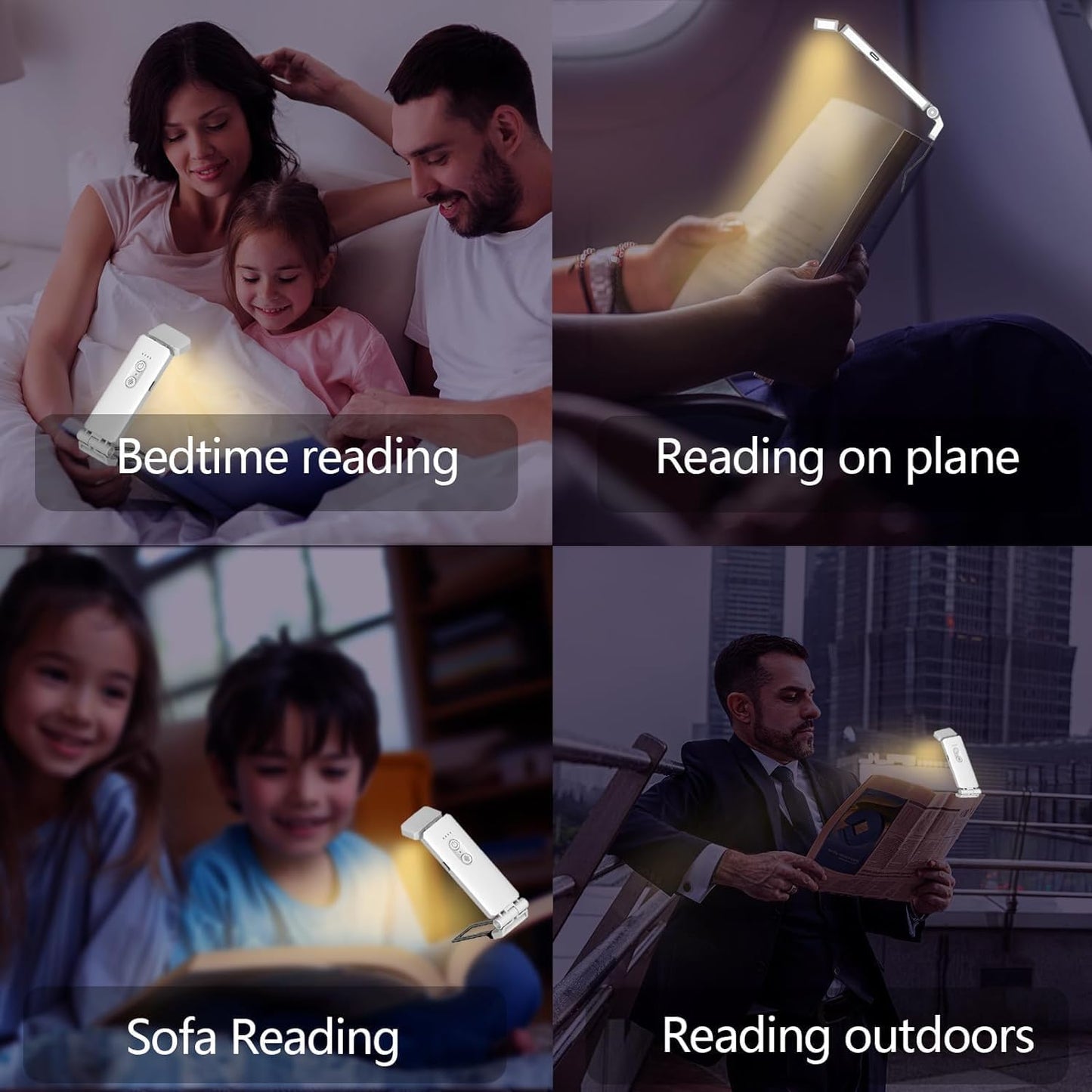 Clip-On LED Reading Book Lamp