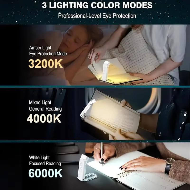 Clip-On LED Reading Book Lamp