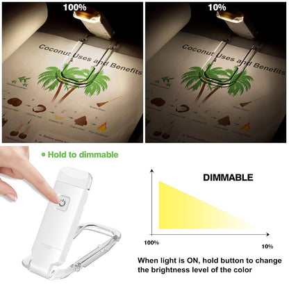 Clip-On LED Reading Book Lamp