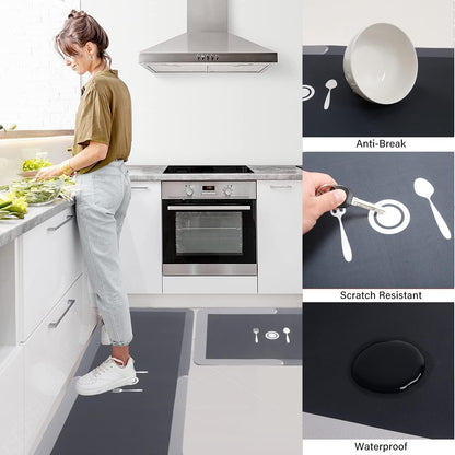 Waterproof Absorbent Kitchen Mat Set