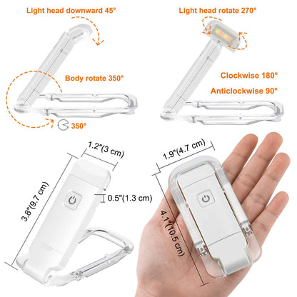 Clip-On LED Reading Book Lamp
