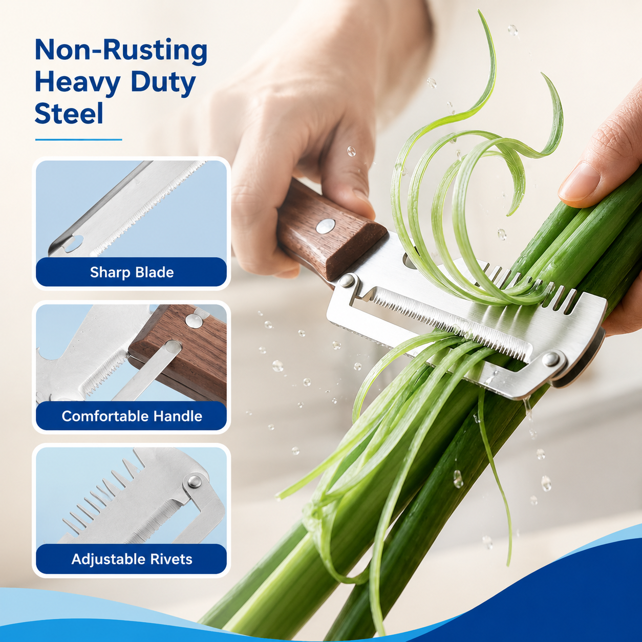 Professional 3-in-1 Vegetable Prep Tool